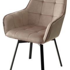 Стул MAVERICK 360 град. поворот. BLUVEL-40 BEIGE/ черный каркас, М-City в Верхней Пышме - verhnyaya-pyshma.mebel24.online | фото