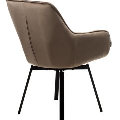 Стул MAVERICK 360 град. поворот. BLUVEL-40 BEIGE/ черный каркас, М-City в Верхней Пышме - verhnyaya-pyshma.mebel24.online | фото 2