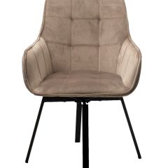 Стул MAVERICK 360 град. поворот. BLUVEL-40 BEIGE/ черный каркас, М-City в Верхней Пышме - verhnyaya-pyshma.mebel24.online | фото 3