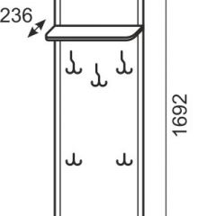 Вешалка настенная Венеция 24 бодега в Верхней Пышме - verhnyaya-pyshma.mebel24.online | фото 2