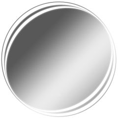 Зеркало Берг 700х700 с подсветкой Домино (GL7055Z) в Верхней Пышме - verhnyaya-pyshma.mebel24.online | фото