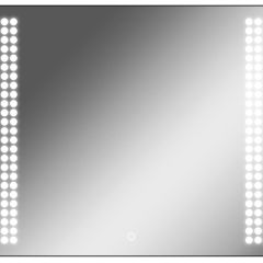 Зеркало Cosmo 90 black с подсветкой Sansa (SC1051Z) в Верхней Пышме - verhnyaya-pyshma.mebel24.online | фото 1