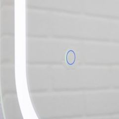 Зеркало Elis 100 white с подсветкой Sansa (SEe1045Z) в Верхней Пышме - verhnyaya-pyshma.mebel24.online | фото 4