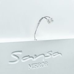 Зеркало Gia 75 white с подсветкой Sansa (SGa1044Z) в Верхней Пышме - verhnyaya-pyshma.mebel24.online | фото 5