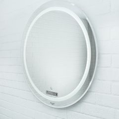 Зеркало Gia 75 white с подсветкой Sansa (SGa1044Z) в Верхней Пышме - verhnyaya-pyshma.mebel24.online | фото 2