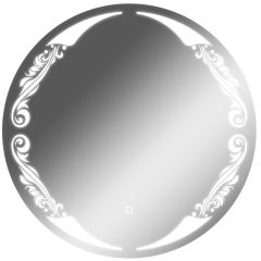 Зеркало Канберра 700х700 с подсветкой Домино (GL7032Z) в Верхней Пышме - verhnyaya-pyshma.mebel24.online | фото 1