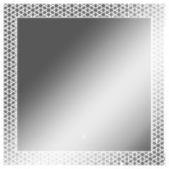 Зеркало Манила 700х700 с подсветкой Домино (GL7052Z) в Верхней Пышме - verhnyaya-pyshma.mebel24.online | фото 1
