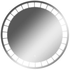Зеркало Маскат 700х700 с подсветкой Домино (GL7057Z) в Верхней Пышме - verhnyaya-pyshma.mebel24.online | фото 1