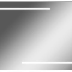 Зеркало Ray 100 black с подсветкой Sansa (SR1035Z) в Верхней Пышме - verhnyaya-pyshma.mebel24.online | фото