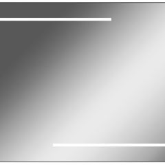 Зеркало Ray 90 black с подсветкой Sansa (SR1036Z) в Верхней Пышме - verhnyaya-pyshma.mebel24.online | фото 1