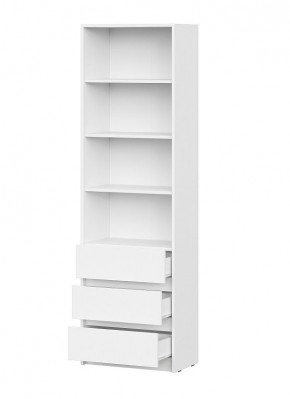 АЙДЕН СТЛ06-600 Стеллаж с 3 ящиками (белый) в Верхней Пышме - verhnyaya-pyshma.mebel24.online | фото 2