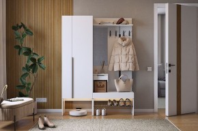 БАСКО Прихожая К2 (белое дерево) в Верхней Пышме - verhnyaya-pyshma.mebel24.online | фото
