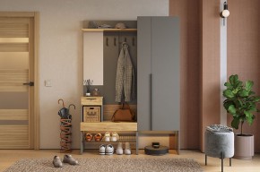 БАСКО Прихожая К2 (графит) в Верхней Пышме - verhnyaya-pyshma.mebel24.online | фото