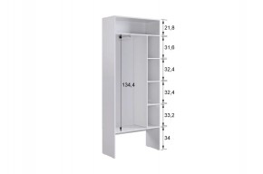 БАСКО Прихожая К7 (кашемир) в Верхней Пышме - verhnyaya-pyshma.mebel24.online | фото 6