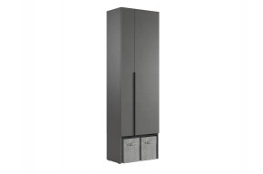 БАСКО Шкаф двухдверный L600 (графит) в Верхней Пышме - verhnyaya-pyshma.mebel24.online | фото