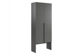 БАСКО Шкаф двухдверный L800 (графит) в Верхней Пышме - verhnyaya-pyshma.mebel24.online | фото