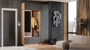 БАВАРИЯ Прихожая (дуб вотан/графит) в Верхней Пышме - verhnyaya-pyshma.mebel24.online | фото