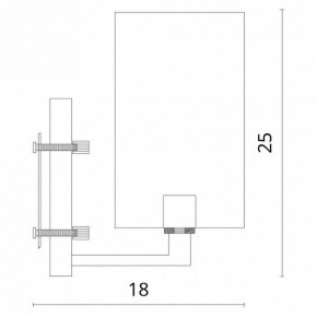 Бра Divinare Porta 5933/01 AP-1 в Верхней Пышме - verhnyaya-pyshma.mebel24.online | фото 3