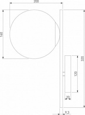 Бра Eurosvet Marbella 60147/1 черный в Верхней Пышме - verhnyaya-pyshma.mebel24.online | фото 2