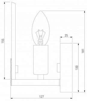 Бра Eurosvet Marble 60158/1 латунь в Верхней Пышме - verhnyaya-pyshma.mebel24.online | фото 3