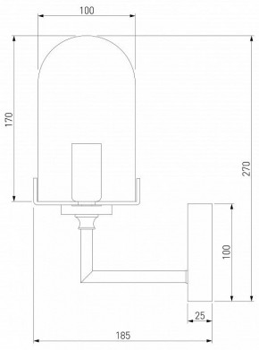 Бра Eurosvet Pluto 60156/1 хром в Верхней Пышме - verhnyaya-pyshma.mebel24.online | фото 2