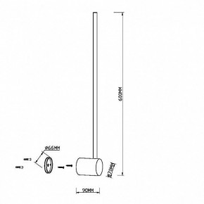 Бра Maytoni Light stick MOD237WL-L6B3K в Верхней Пышме - verhnyaya-pyshma.mebel24.online | фото 3