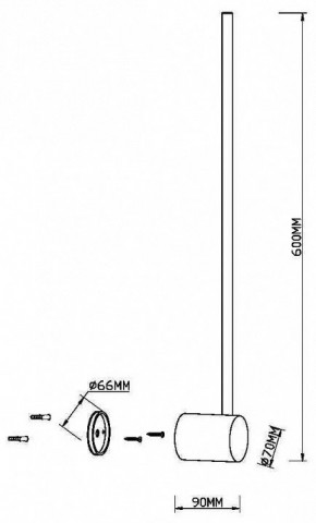 Бра Maytoni Light stick MOD237WL-L6BS3K в Верхней Пышме - verhnyaya-pyshma.mebel24.online | фото 4