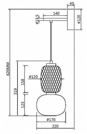 Бра Maytoni Pattern MOD267WL-L18G3K в Верхней Пышме - verhnyaya-pyshma.mebel24.online | фото 4