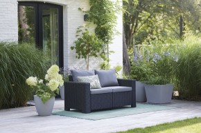 Диван Калифорния 2-х местный (California 2 Sofa), графит в Верхней Пышме - verhnyaya-pyshma.mebel24.online | фото 1