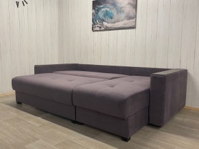 Диван угловой Комфорт-3 (НПБ+МДФ) велюр Monaco 8 в Верхней Пышме - verhnyaya-pyshma.mebel24.online | фото 3