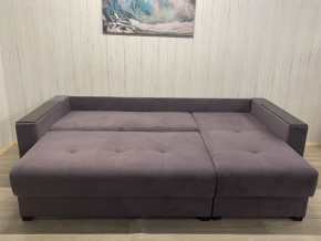 Диван угловой Комфорт-3 (НПБ+МДФ) велюр Monaco 8 в Верхней Пышме - verhnyaya-pyshma.mebel24.online | фото 4