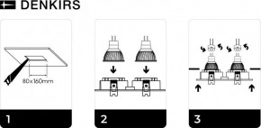 DK3022-WH Встраиваемый светильник, IP 20, 10 Вт, GU5.3, LED, белый, пластик в Верхней Пышме - verhnyaya-pyshma.mebel24.online | фото 6