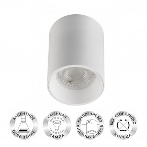 DK3110-WH Светильник накладной IP 20, 10 Вт, GU5.3, LED, белый, пластик в Верхней Пышме - verhnyaya-pyshma.mebel24.online | фото 1