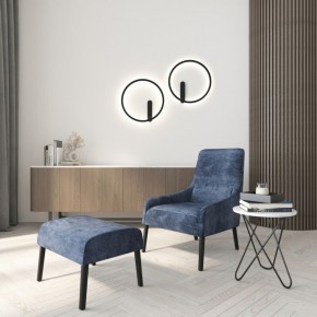 DK5035-BK Бра ROUND со светодиодом, IP20, 24W, 3000/4000/6500K, черный, алюминий в Верхней Пышме - verhnyaya-pyshma.mebel24.online | фото 8