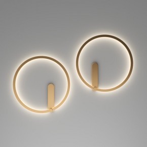 DK5035-SG Бра ROUND со светодиодом, IP20, 24W, 3000/4000/6500K, матовое золото, алюминий в Верхней Пышме - verhnyaya-pyshma.mebel24.online | фото 7