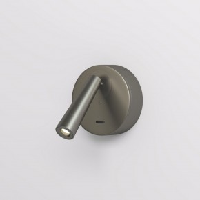 DK5072-DN Бра SHINE WALL со светодиодом, D104*H68, IP20, 3000К, 3W, RA?90, темный никель, алюминий в Верхней Пышме - verhnyaya-pyshma.mebel24.online | фото 2