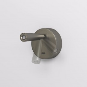 DK5072-DN Бра SHINE WALL со светодиодом, D104*H68, IP20, 3000К, 3W, RA?90, темный никель, алюминий в Верхней Пышме - verhnyaya-pyshma.mebel24.online | фото 3