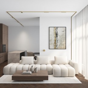 DK5072-SB Бра SHINE WALL со светодиодом, D104*H68, IP20, 3000К, 3W, RA?90, сатинированная латунь, алюминий в Верхней Пышме - verhnyaya-pyshma.mebel24.online | фото 6
