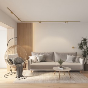 DK5072-SB Бра SHINE WALL со светодиодом, D104*H68, IP20, 3000К, 3W, RA?90, сатинированная латунь, алюминий в Верхней Пышме - verhnyaya-pyshma.mebel24.online | фото 8