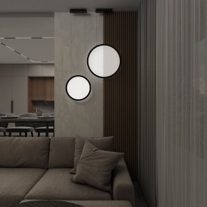 DK6604-BK Подвесной вертикальный светильник Veil со светодиодом H1500 d450 220V 36W 3000-6000K IP20 черный алюминий в Верхней Пышме - verhnyaya-pyshma.mebel24.online | фото 8