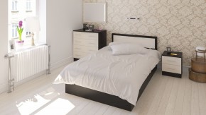Фиеста Кровать 1200, цвет венге/дуб лоредо, ШхГхВ 123,5х203,5х80 см., сп.м. 1200х2000 мм., без матраса, основание есть в Верхней Пышме - verhnyaya-pyshma.mebel24.online | фото 5