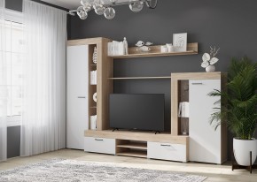 Гостиная Дельта (Сонома/Белый) в Верхней Пышме - verhnyaya-pyshma.mebel24.online | фото 3
