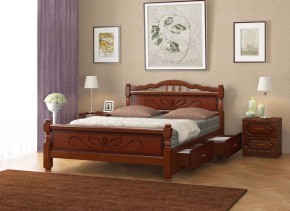 КАРИНА-5 Кровать из массива 900 с 2-мя ящиками в Верхней Пышме - verhnyaya-pyshma.mebel24.online | фото 3