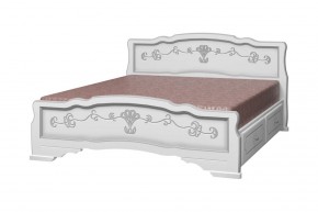 КАРИНА-6 Кровать из массива 1200 с 2-мя ящиками в Верхней Пышме - verhnyaya-pyshma.mebel24.online | фото 2
