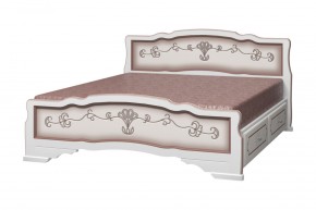 КАРИНА-6 Кровать из массива 1200 с 2-мя ящиками в Верхней Пышме - verhnyaya-pyshma.mebel24.online | фото 3