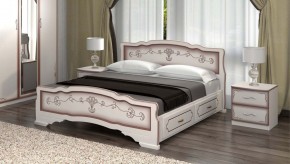 КАРИНА-6 Кровать из массива 1200 с 2-мя ящиками в Верхней Пышме - verhnyaya-pyshma.mebel24.online | фото 5