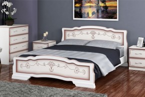 КАРИНА-6 Кровать из массива 1400 в Верхней Пышме - verhnyaya-pyshma.mebel24.online | фото 7