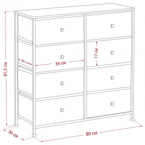 Комод Leset Линкс 8 ящиков (МДФ) в Верхней Пышме - verhnyaya-pyshma.mebel24.online | фото 12