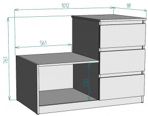 Комод Мальта K207 в Верхней Пышме - verhnyaya-pyshma.mebel24.online | фото 2