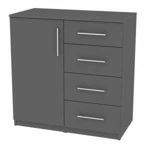 Комод "Калисто (K17)" ручка рейлинг (Графит) в Верхней Пышме - verhnyaya-pyshma.mebel24.online | фото